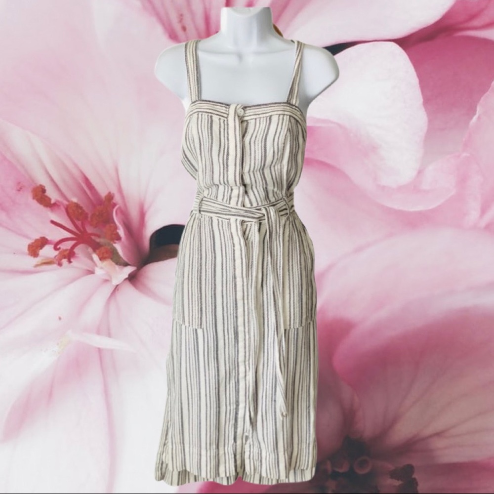 Splendid Women’s Button Down Belted Dress